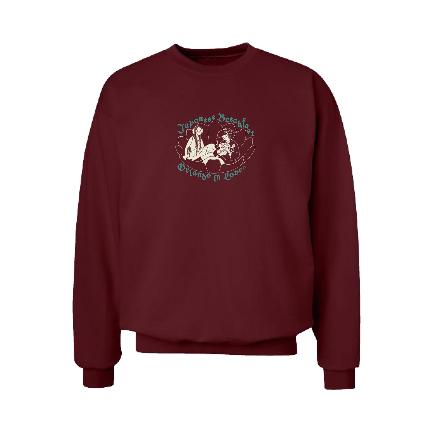 Orlando in Love Sweatshirt Burgundy UK