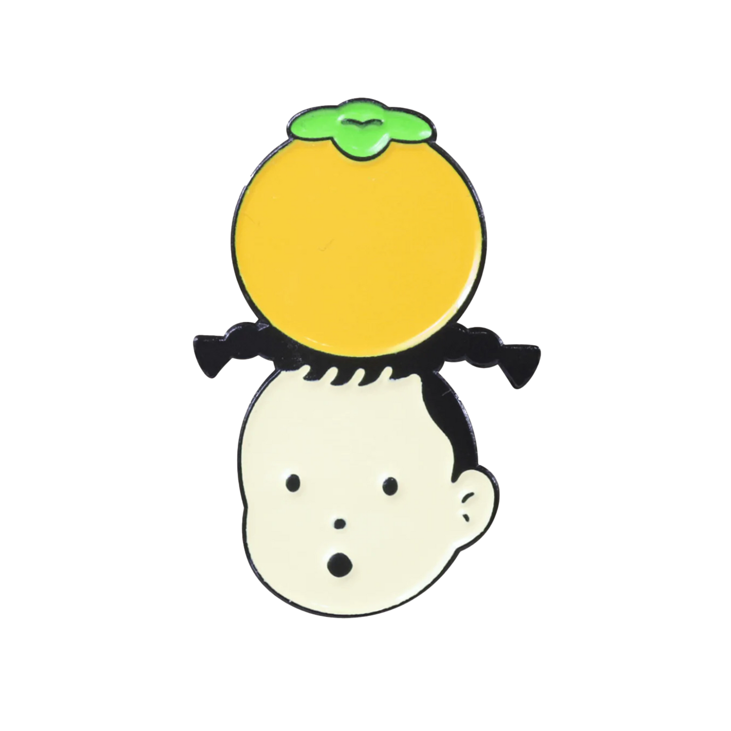 Persimmon Girl Pin