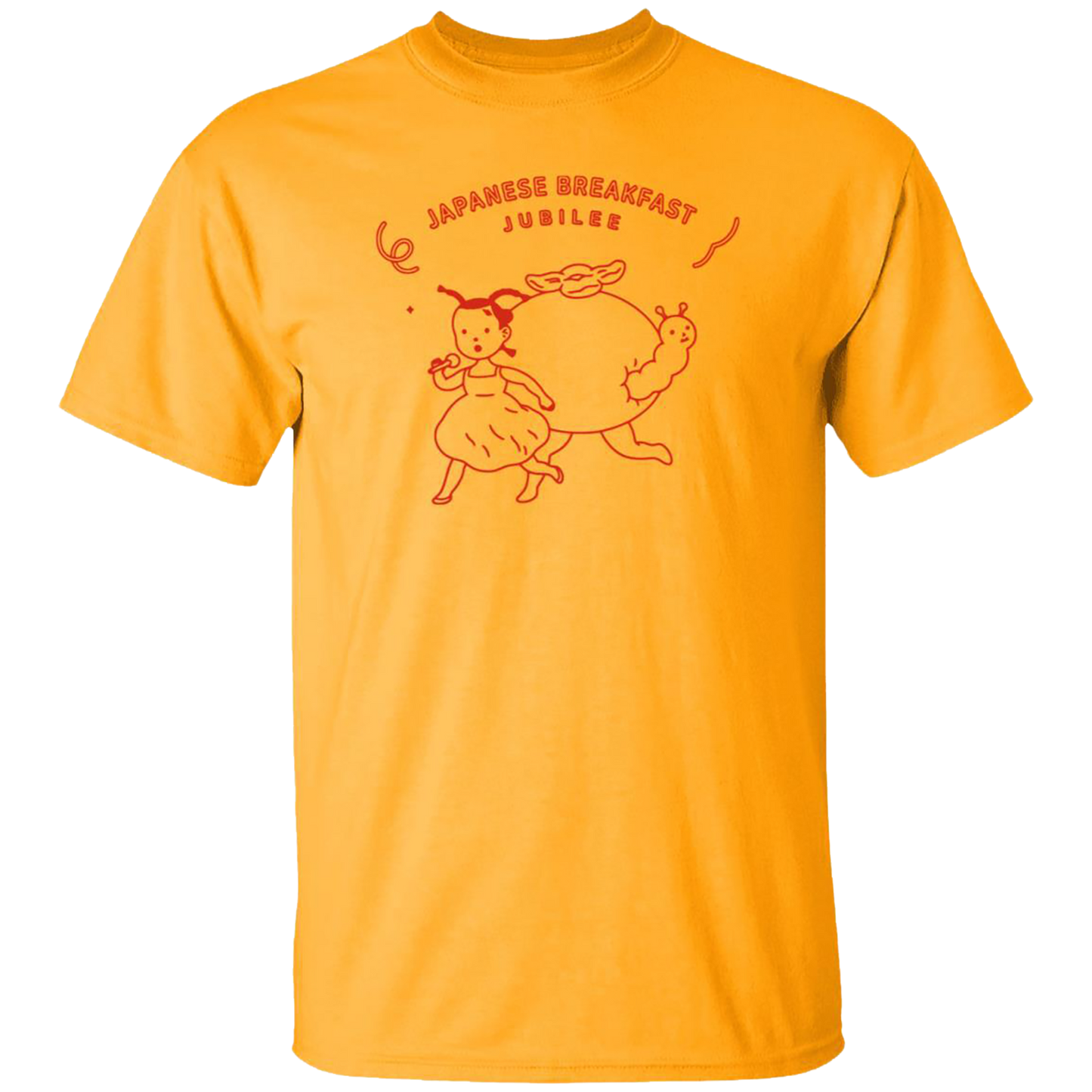 Running Girl - Gold T-Shirt