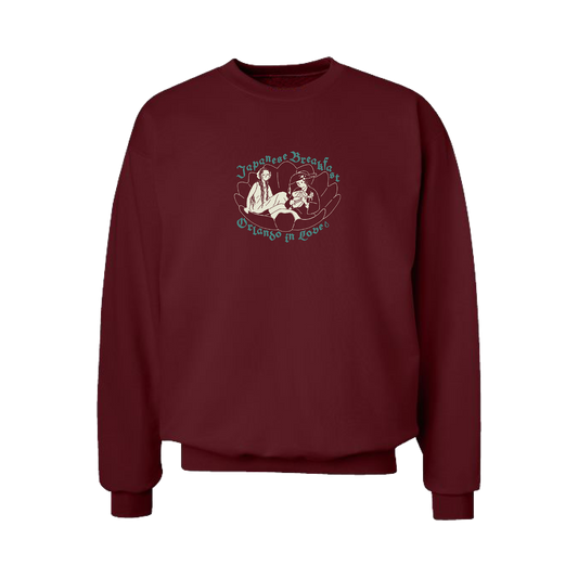 Orlando in Love Sweatshirt Burgundy UK
